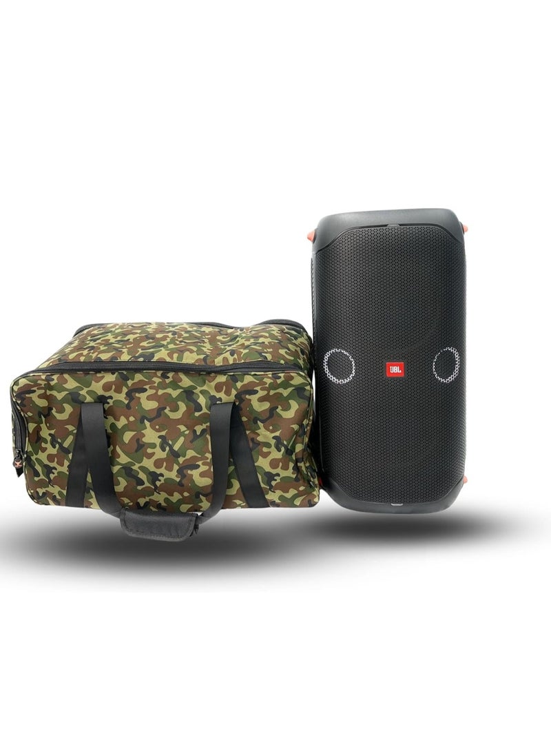 أنجري بول حقيبة تخزين آمنة لسماعات الصوت مع حزام عملي وحقيبة سفر متوافقة مع (JBL PARTYBOX 110 BAG ARMY-B) - Image 2