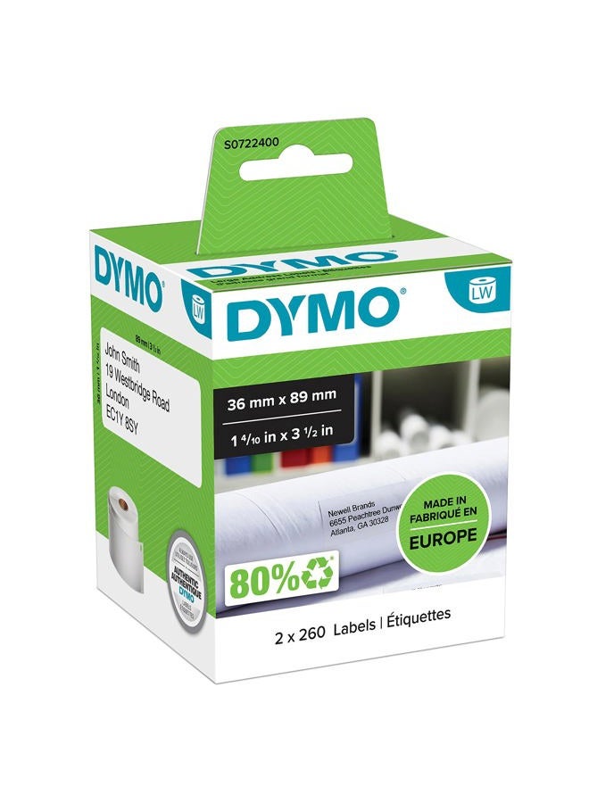 Dymo TAPE 12MMX7M GREEN D1 Labels, 12 mm x 7m Roll, White Print on Black, Self-Adhesive Labels for Label Manager Label Printers, Authentic - Image 1