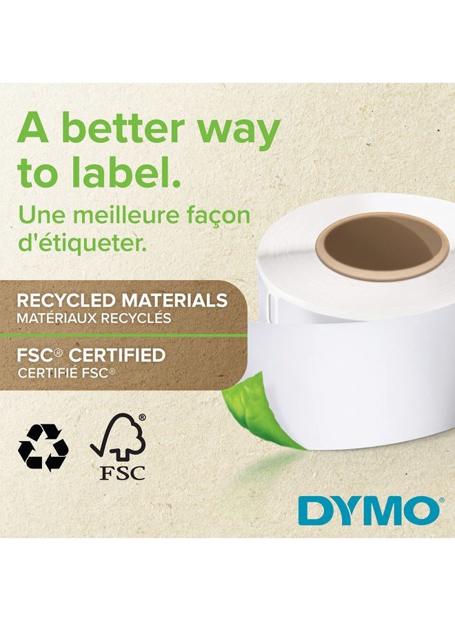 Dymo TAPE 12MMX7M GREEN D1 Labels, 12 mm x 7m Roll, White Print on Black, Self-Adhesive Labels for Label Manager Label Printers, Authentic - Image 2
