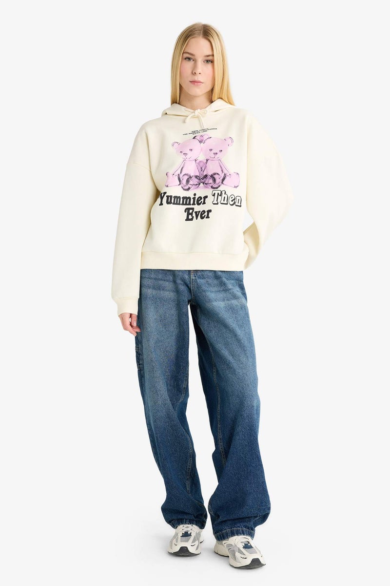 DeFacto Oversize Printed Sweatshirt - Image 2