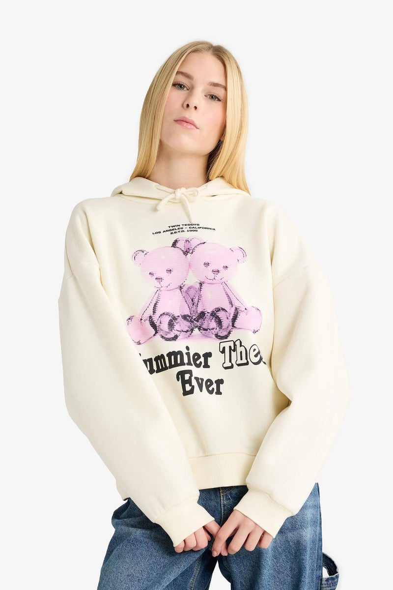 DeFacto Oversize Printed Sweatshirt - Image 3