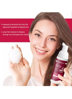 CARVENCHY 5% Minoxidil Foam for Hair Thinning and Hair Loss, Revivies And Restores Hair Follicles,Hair Growth Treatment for Women's Thicker and Fuller Hair,Easy-to-use Foam 2pcs  - Image 5