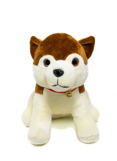 Toto Toys Plush Puppy With Ty Eyes- Black & Brown Size 35  - Image 1