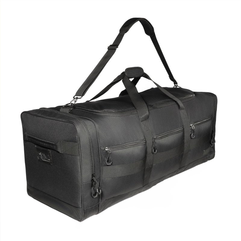 Fitdom 140L 38" Heavy Duty Extra Large Sports Equipment Duffle Bag with Upgrade Zipper, Durable & Water Resistant. Perfect for Travel Storage Football Hockey Baseball Basketball Team Coaches & More - Image 1
