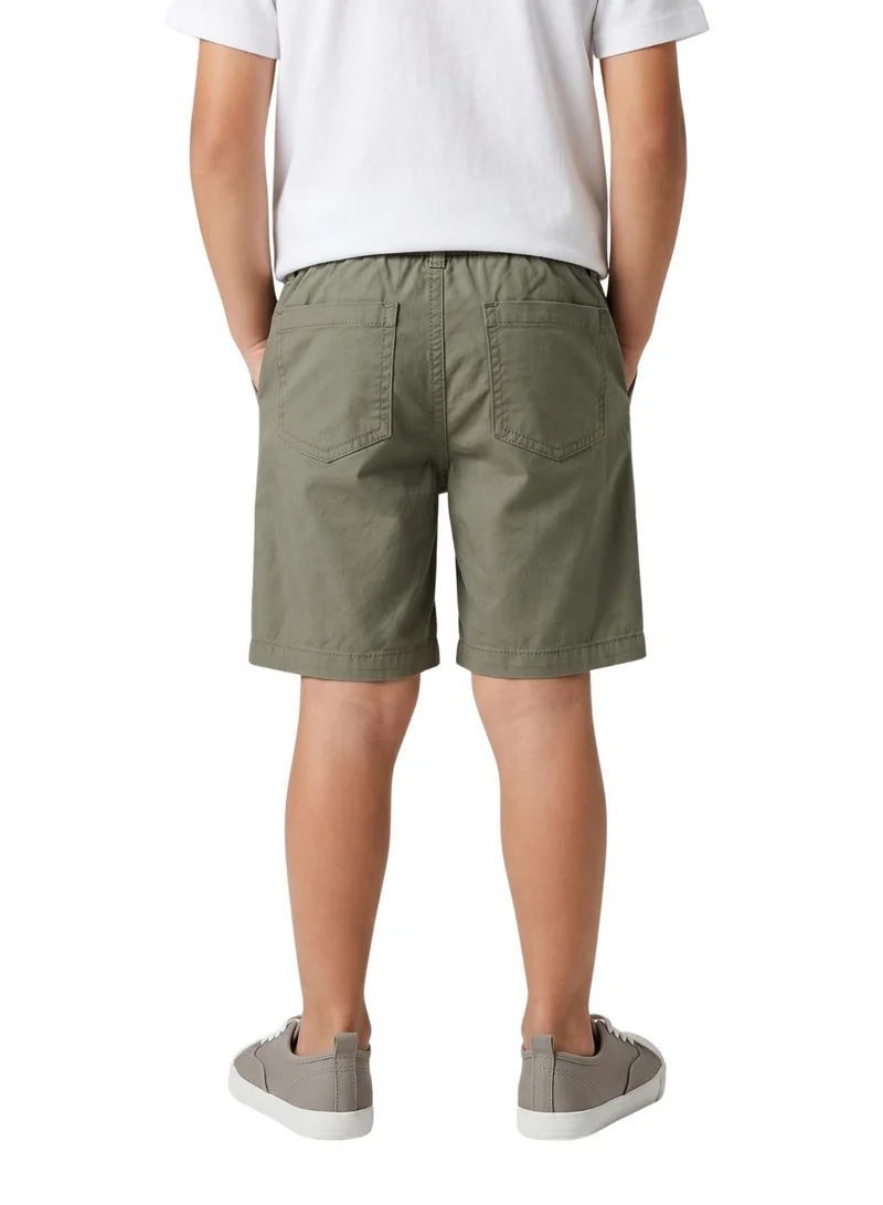 babyqlo Green Cargo Shorts for Boys