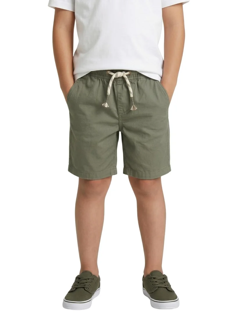 babyqlo Green Cargo Shorts for Boys