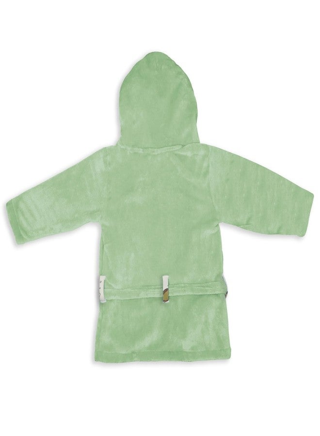 Adhigams Baby Stylish Bath Robe, Towel, Wrapper | Unisex Bath Wrap for Baby boy and Girl (2-4 Years) (Green) - Image 2