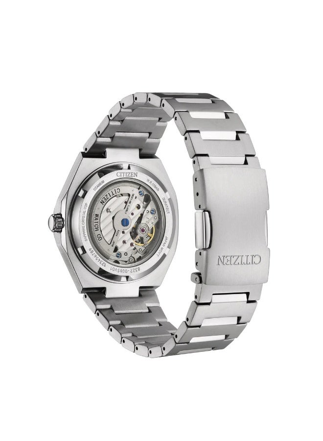 CITIZEN Zenshin 60 Automatic Men's Watch NK5020-58P, 40.5 mm Champagne Dial, Super Titanium Case & Bracelet, 100 m WR - Image 3