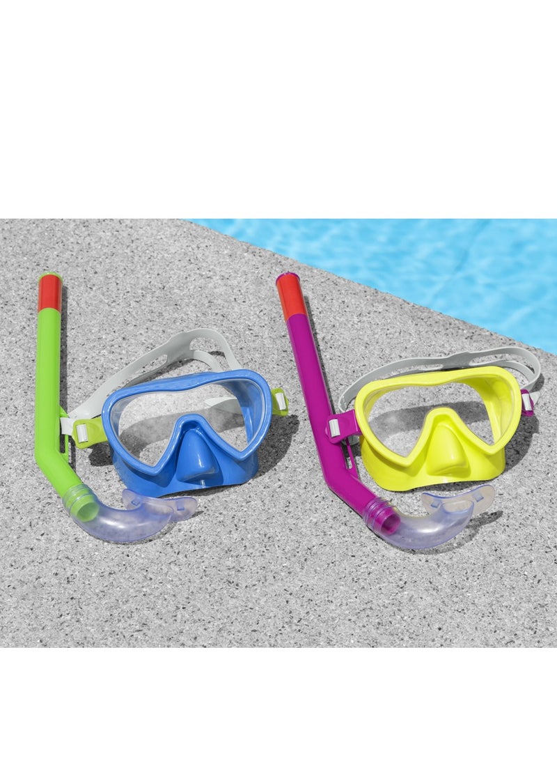 Bestway 24036 Swimming Goggles and Snorkel Set for Diving and Swimming - Image 1