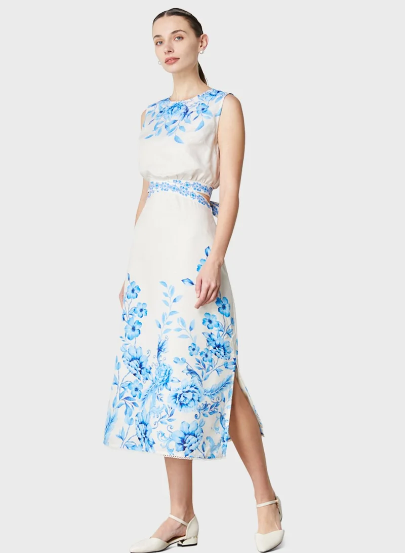 Femi9 Floral Sleeveless Dress