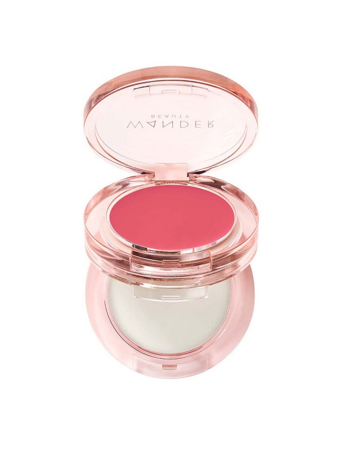 Wander Beauty Double Date Lip And Cheek Rendezvous/Swipe 4 In 1 Cream Blush & Lip Tint Blush Lip Moisturizer Lip Balm & Eye Gloss Multitasking Eye Cheek And Lip Makeup With Green Tea  - Image 1
