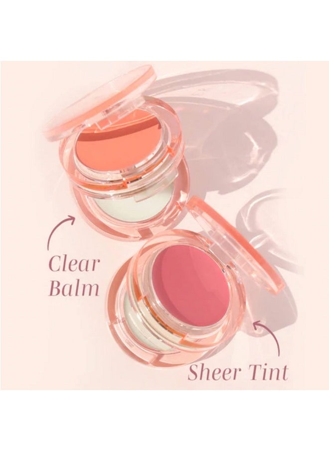 Wander Beauty Double Date Lip And Cheek Rendezvous/Swipe 4 In 1 Cream Blush & Lip Tint Blush Lip Moisturizer Lip Balm & Eye Gloss Multitasking Eye Cheek And Lip Makeup With Green Tea  - Image 3