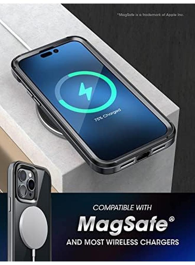 SupCase Unicorn Beetle Edgemag Case For Iphone 14 Pro 6.1" Compatible With Magsafe Slim Frame Clear Protective Case With Built In Screen Protector - Image 2