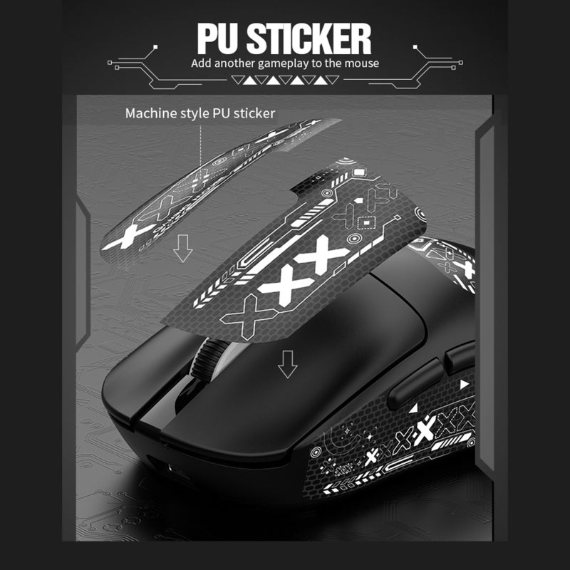 Wireless Gaming Mouse: White 59g Ultra-Lightweight - Triple-Mode Connectivity High-Accuracy Ergonomic Mouse for PC Laptop Windows MacOS Gaming Work - Image 2