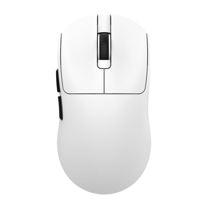 Wireless Gaming Mouse: White 59g Ultra-Lightweight - Triple-Mode Connectivity High-Accuracy Ergonomic Mouse for PC Laptop Windows MacOS Gaming Work - Image 1