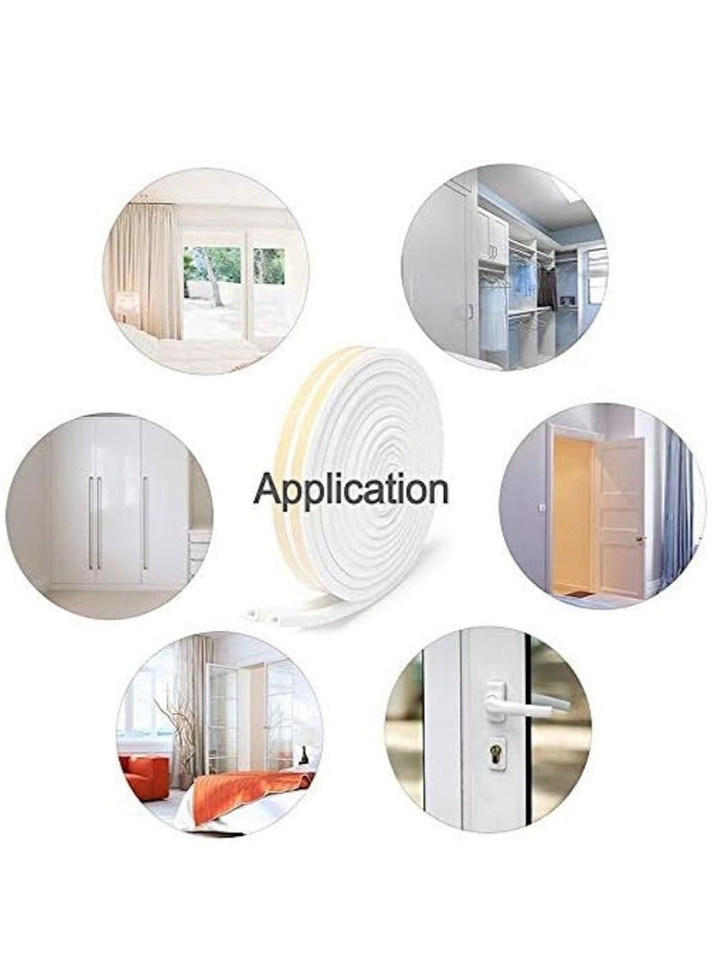 بيورول راكو بيورول شريط إغلاق ذاتي اللصق "P" أبيض 2 × 3 متر PBE6 - Image 2