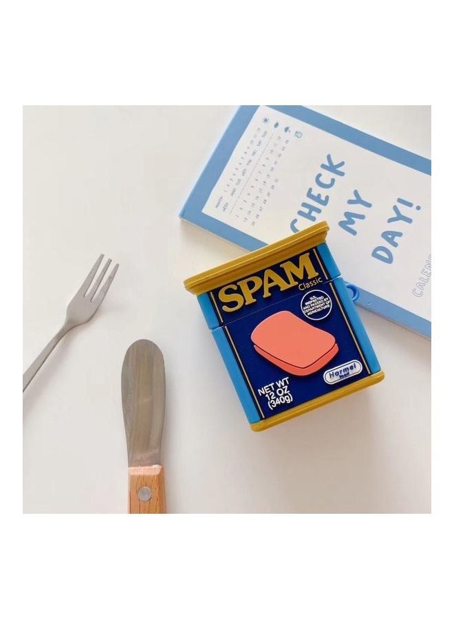 NIBEMINENT Spam Bluetooth Headphone Protective Case For Apple AirPods 1/2 Multicolour - Image 2