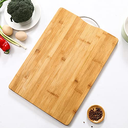 KIDINGTON Bamboo Chopping Board Wooden Vegetable Cutting Board Large32x22x18 CM Rectange - Image 1