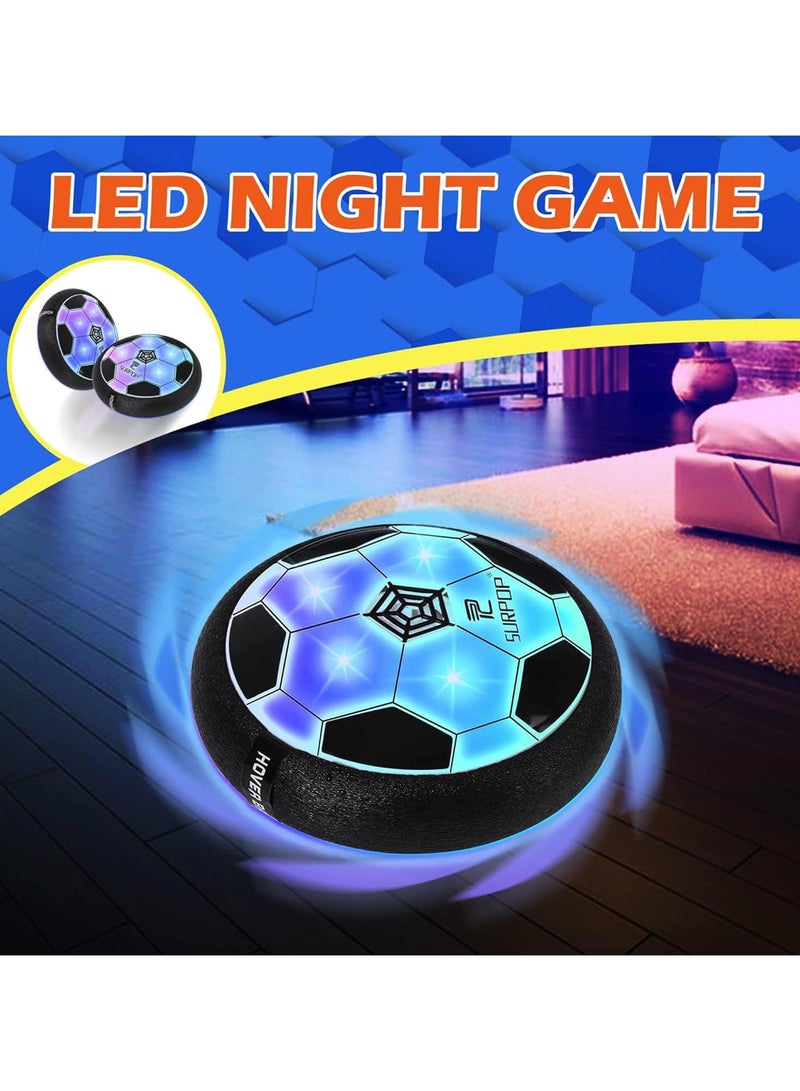 Hover Soccer Ball, Hovering Toy Set with LED Light for Indoor and Outdoor, Gift for Boys Ages 6-12, Foam Rubber  - Image 5