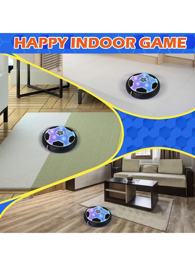 Hover Soccer Ball, Hovering Toy Set with LED Light for Indoor and Outdoor, Gift for Boys Ages 6-12, Foam Rubber  - Image 2