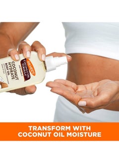 Coconut Oil Formula Body Oil, Body Moisturizer with Green Coffee Extract, Bath Oil for Dry Skin, 5.1 Ounces