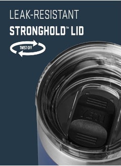 YETI Rambler 20 Oz Travel Mug, Stainless Steel, Vacuum Insulated With Stronghold Lid, Nordic Purple  - Image 4