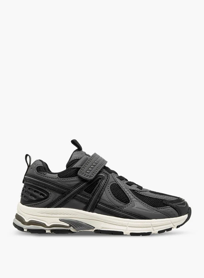Mister Duchini Panelled Sneakers With Hook And Loop Closure