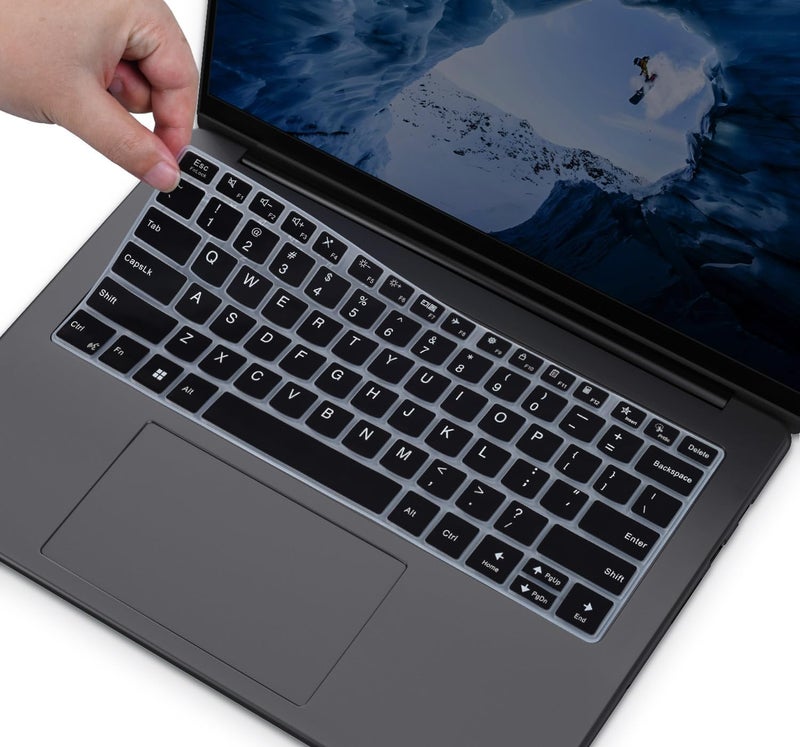 RAYA Silicone Keyboard Cover for Lenovo Yoga Slim 7 / Slim 7i / Slim 7X and Lenovo Yoga Pro 7 Keyboard Protector (Black) - Image 3