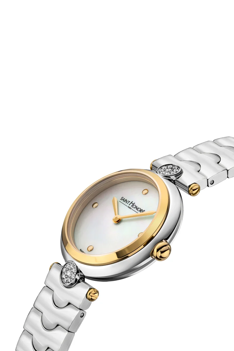 Saint Honore Paris City Of Lights 28mm Ladies Diamond Watch