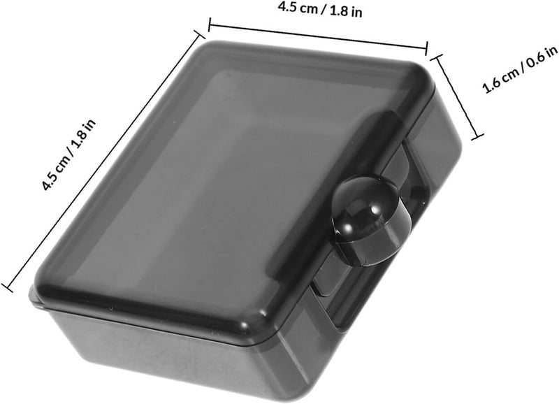 Baluue Square Pill Box 8pcs Travel Medicine Case Small Portable Pill Holder with Lid Plastic Organizer for Daily Vitamins Purse Container - Image 2