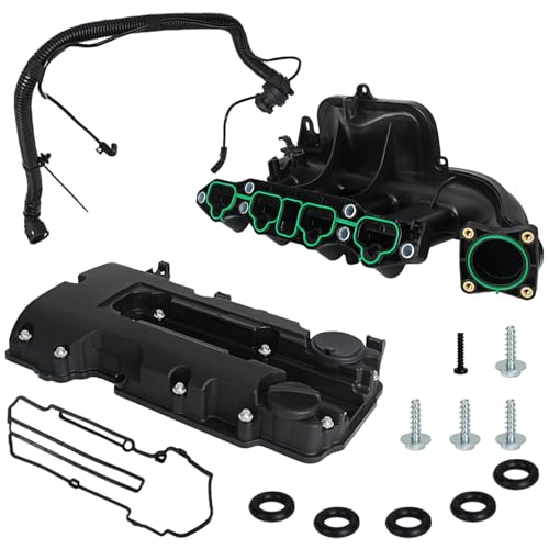 ROADGIVE Engine Valve Cover and Intake Manifold Kit with Valve Tube Compatible with 20122020 Chevy Cruze Sonic Trax Buick Encore 14L Replacement for 55573747 615380 25193343 - Image 1