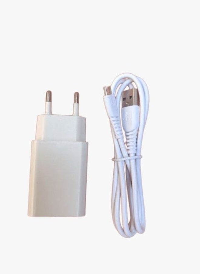 دريم شاحن دريم  مايكرو يو إس بي سريع، أبيض - Image 4