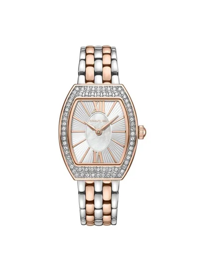 CERRUTI 1881 Women's Calliano 21mm White Mother-of-pearl Dial Quartz Analog Watch For Women