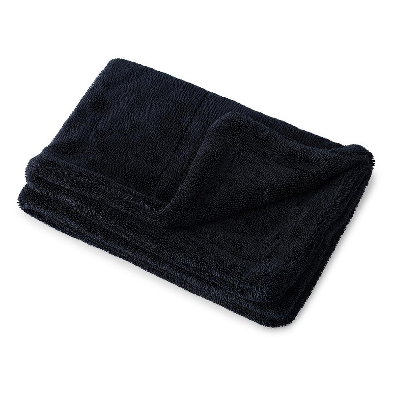 ShineXPro Microfiber Cloth for Car - Big Daddy 1500 GSM Large (60x40 CM) Twisted Loop Car Cleaning Cloth - Edgeless Design with Plush Pile and Lint Free Cloth for Drying and Detailing (Black) - Image 1