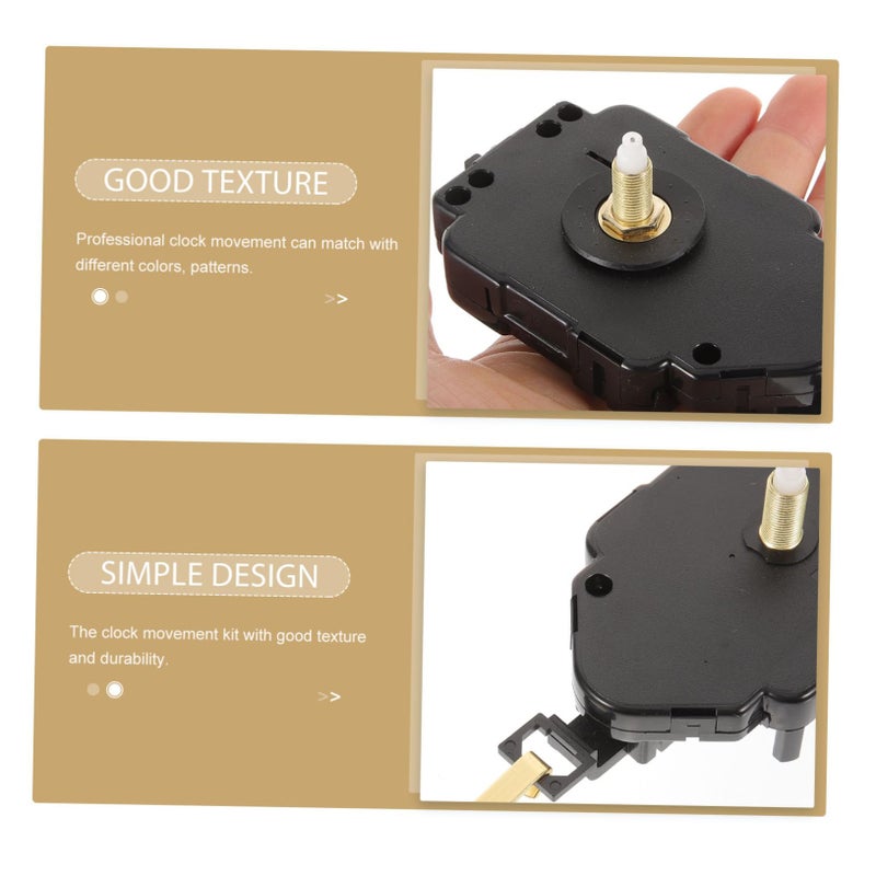 DIY Wall Clock Movement Kit with Pendulum Clock Hands and Shaft for Easy Repair - Image 5