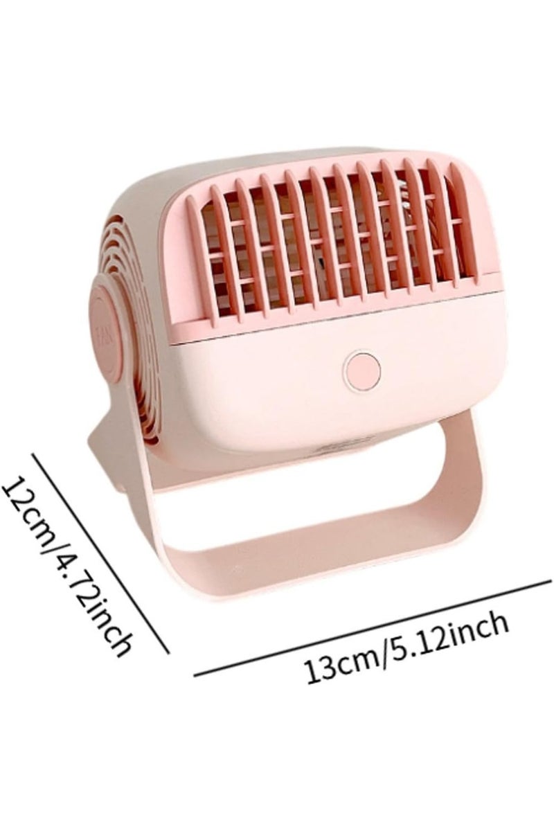 BlueFire Portable 5-Speed Table Fan – USB Silent Mini Cooling Fan for Office, Bedroom, Travel or Camping - Image 2