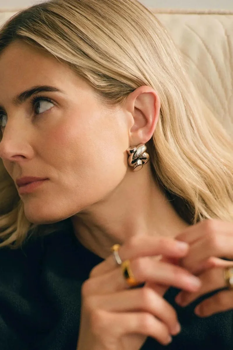 Missoma Hammered Stud Earrings
