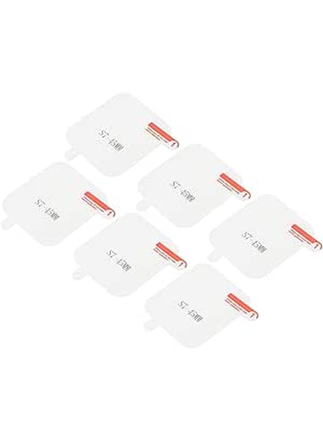 6 Pcs 45mm Soft Screen Protector Full Coverage Film for Smartwatch Outdoor Use - Image 1