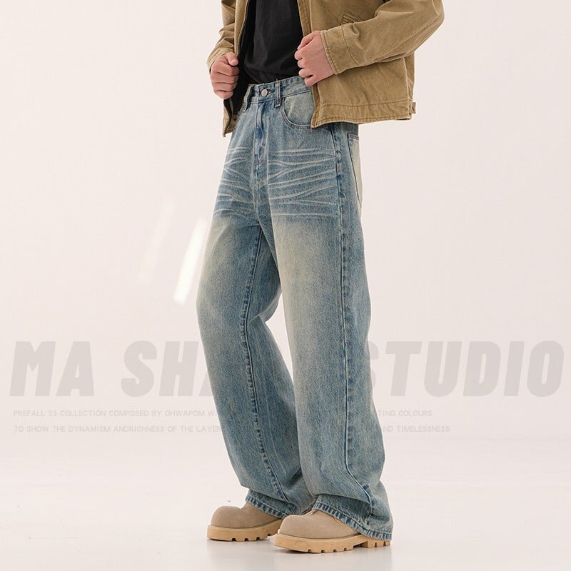 Unisex Casual Daily Denim Jeans - Image 2
