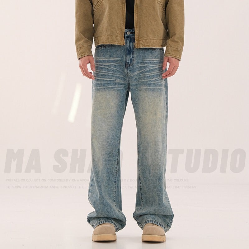 Unisex Casual Daily Denim Jeans - Image 5