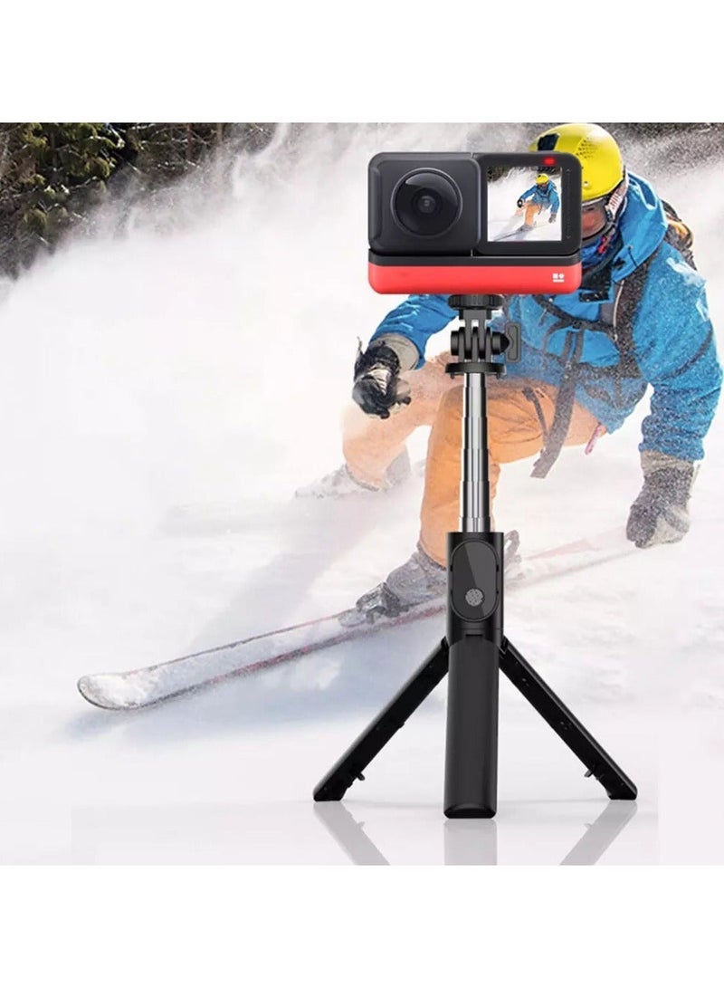 Earldom ET ZP25 Mini Live Broadcast Selfie Stick, Foldable & Portable Tripod with Adjustable Bluetooth Remote, Compatible with Smartphones, Live Streaming, Vlogging & Photography - Image 3