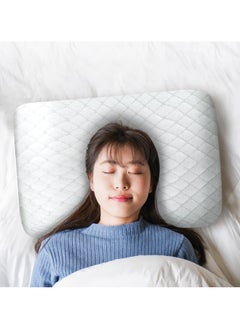 Rest Cresent Memory Foam Knitted Anti-Stress Pillow For Shoulder Pain Relief With Removble And Washable White Cover (40 Cm X 60 Cm X 13 Cm)  - Image 2