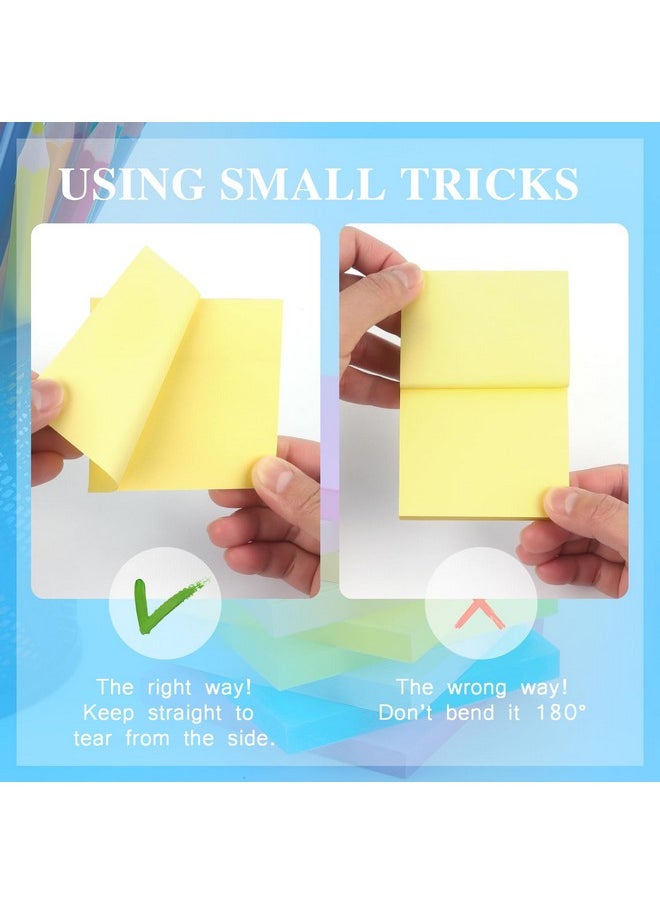 Early Buy Sticky Notes 3X3 Selfstick Notes 6 Pads 6 Pastel Color 100 Sheets/Pad  - Image 4