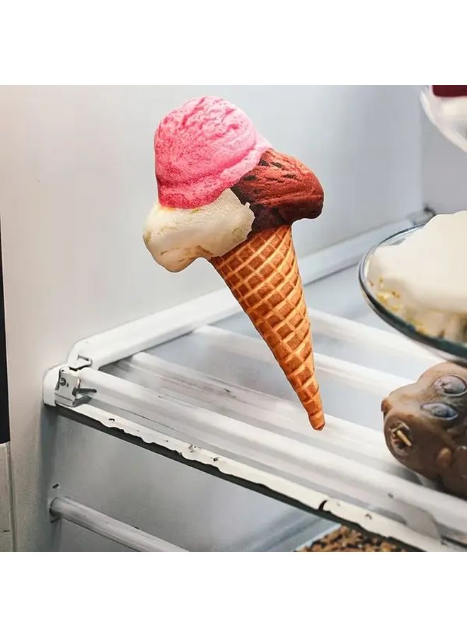 5pcs Passion Fruit Cone Ice Cream Plush Toys Set Ideal Holiday Christmas Children Gifts - Image 5