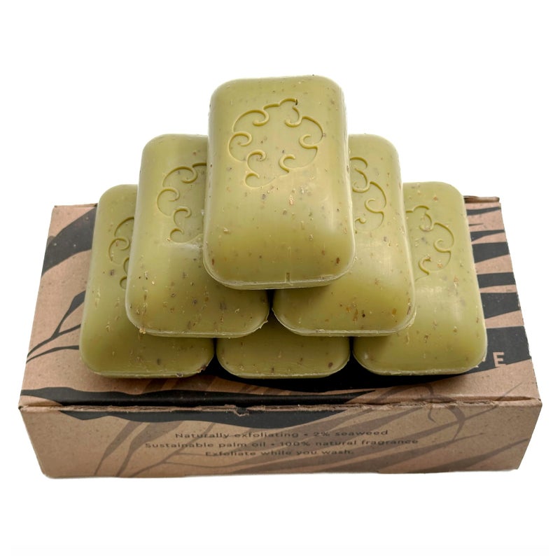 Baudelaire Exfoliating Sea Loofa Soap - Natural Fragrance - Hydrating & Moisturizing Triple-Milled Luxury, 5 oz (Pack of 6) - Image 2