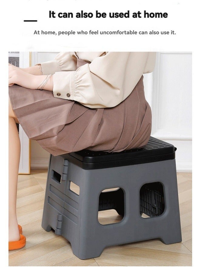 M MIAOYAN Outdoor travel car portable folding toilet travel camping toilet stool - Image 4