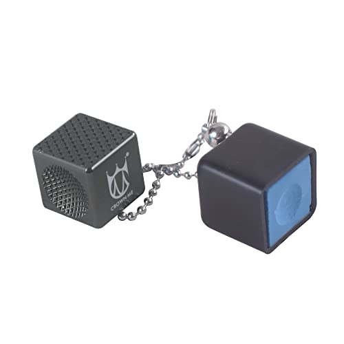 CROWN ME Billiard Billiard Pool Cue Tip Tool Cube, Cube tip Tool,Billiard Chalk Holder, cue tip Repair Tool, Billiard cue Accessories,Black - Image 5