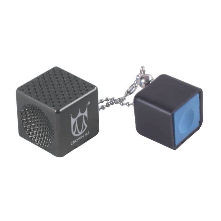 CROWN ME Billiard Billiard Pool Cue Tip Tool Cube, Cube tip Tool,Billiard Chalk Holder, cue tip Repair Tool, Billiard cue Accessories,Black - Image 1