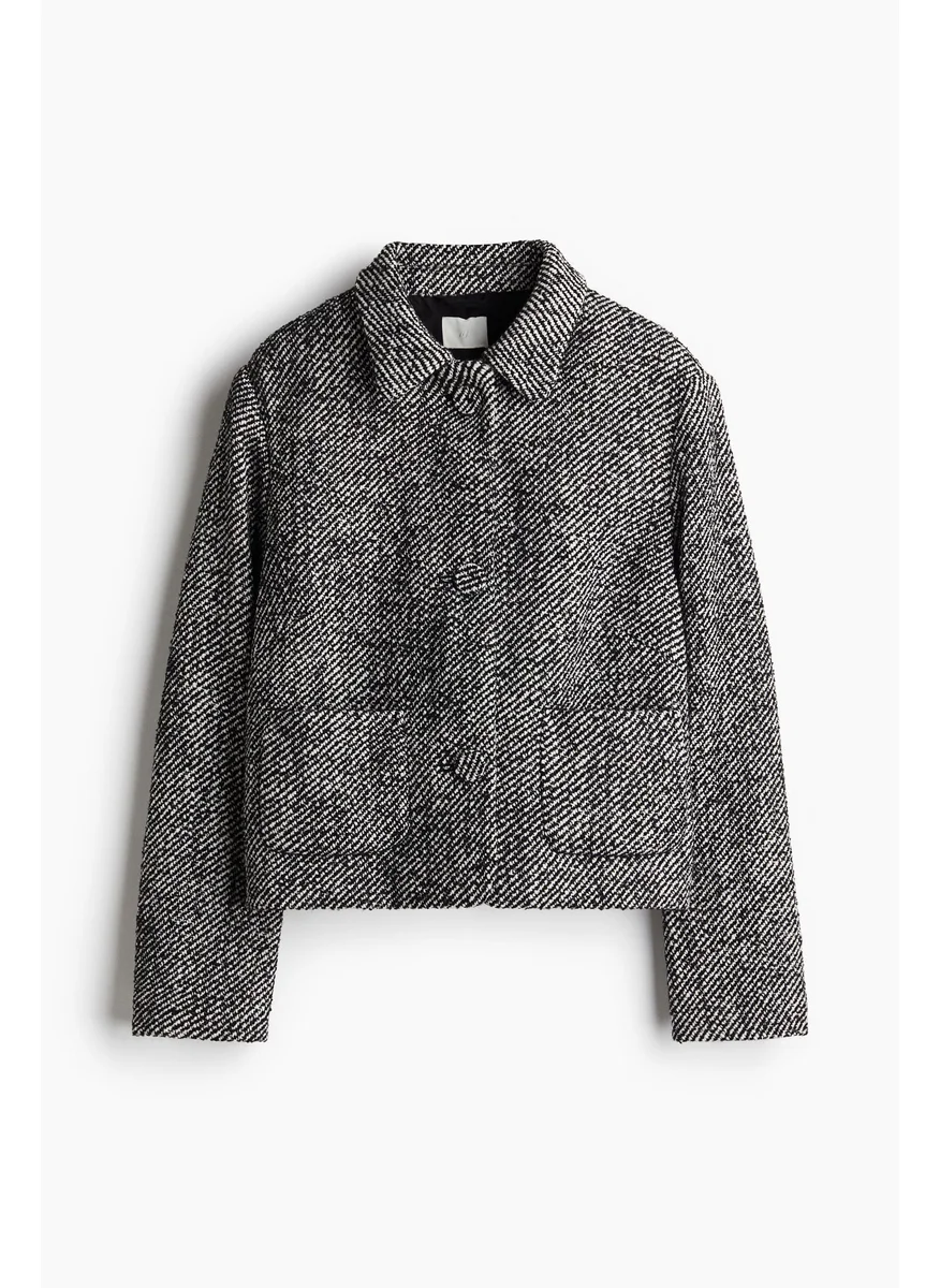 اتش اند ام Jacquard-Weave Jacket