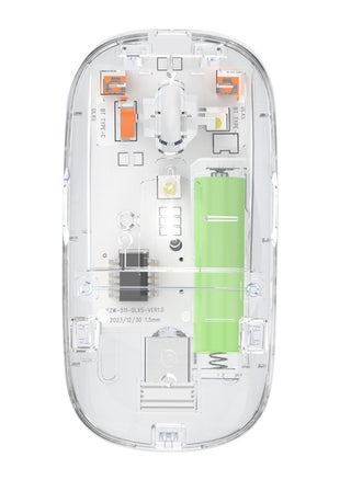 GR-133 Transparent Rechargeable Dual-Mode Mouse Multi devices ( Modes BT5.1 / BT5.1 / 2.4GHz ) – Bluetooth / Wireless Connection - Silent Clik - Power Saving on/off button -1600DPI - 500mAh - For Office Business - pzsku/Z89E59B3490B5F79673B0Z/45/1745007752/92b51120-78c8-4851-8d77-7159dab35f15